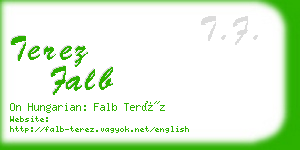 terez falb business card